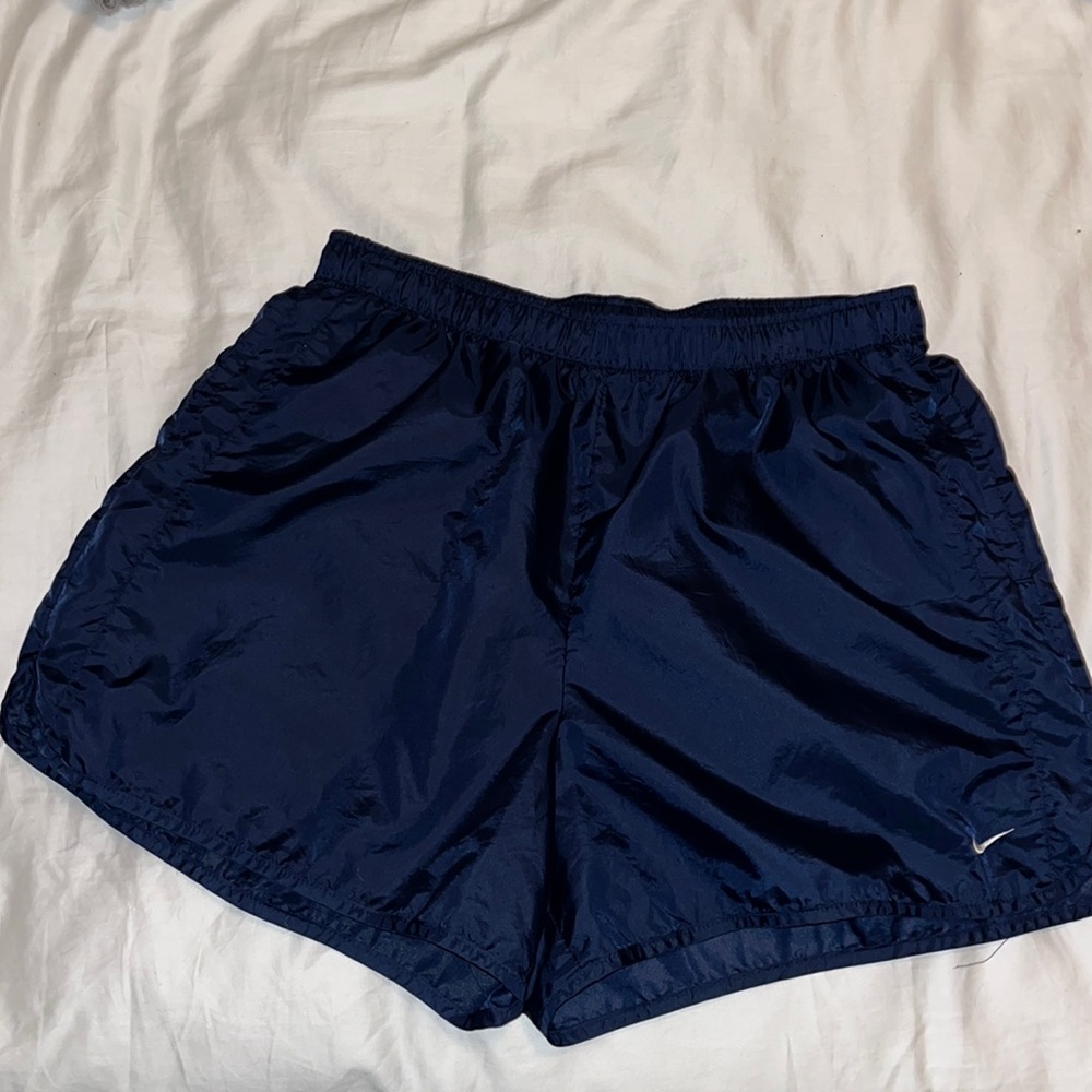 Nike navy nylon running short